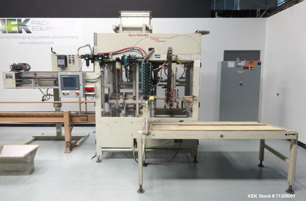 Used Thiele Model 7134A Automatic Bulk Hanger with Thiele 6161 Scale Filler