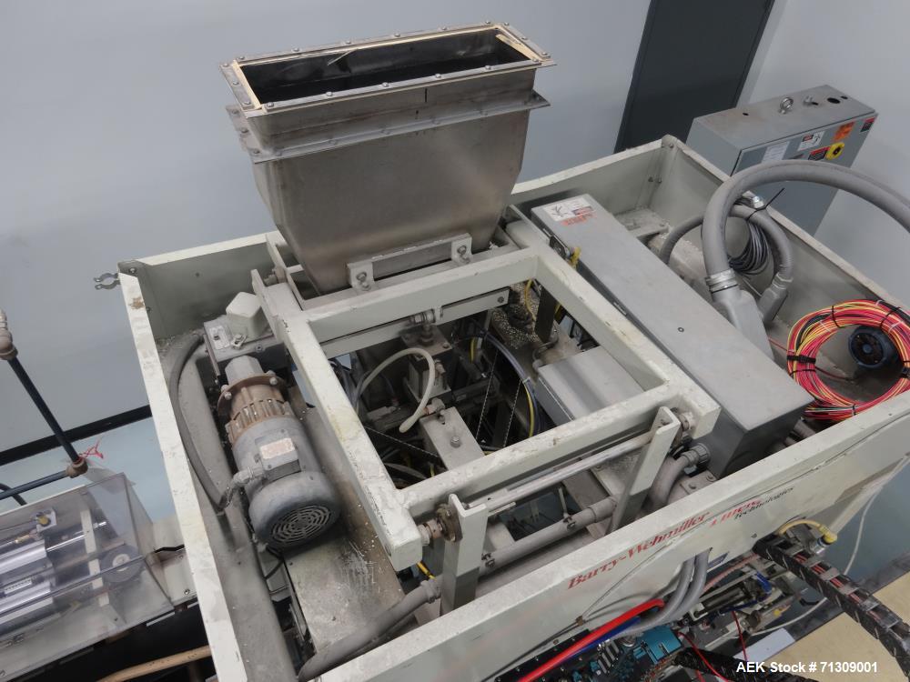 Used Thiele Model 7134A Automatic Bulk Hanger with Thiele 6161 Scale Filler