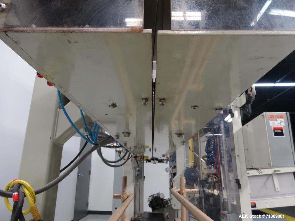 Used Thiele Model 7134A Automatic Bulk Hanger with Thiele 6161 Scale Filler