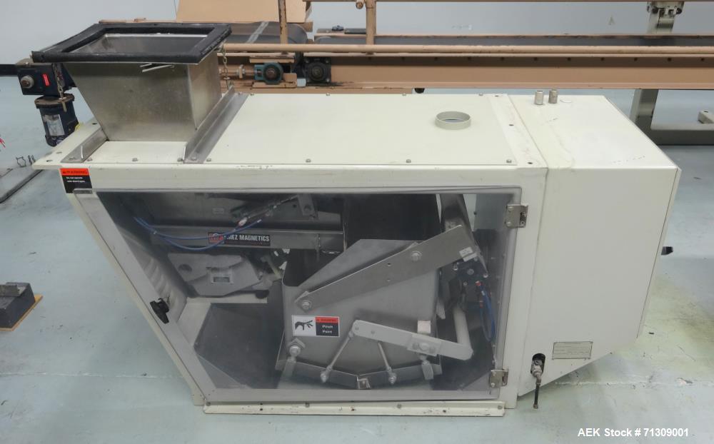 Used Thiele Model 7134A Automatic Bulk Hanger with Thiele 6161 Scale Filler