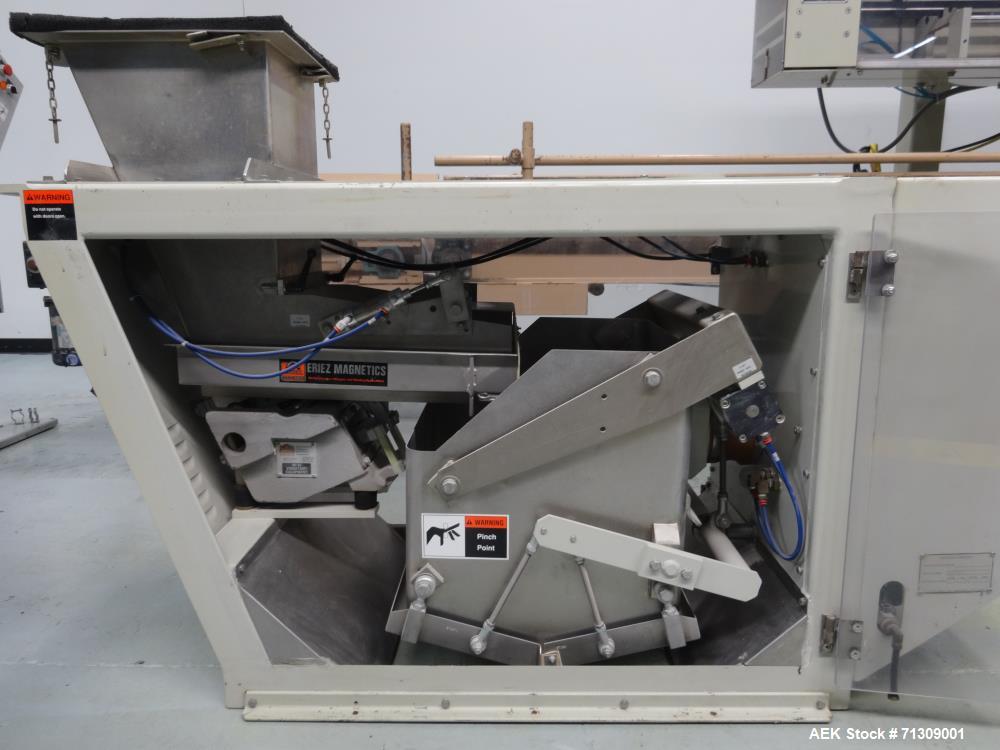 Used Thiele Model 7134A Automatic Bulk Hanger with Thiele 6161 Scale Filler