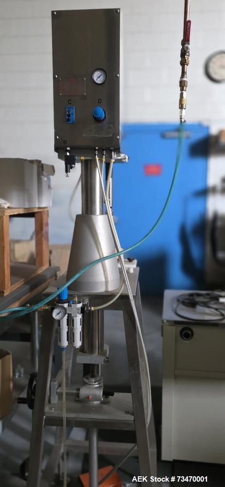 Used Capmatic Bottling Line for Nail Polish – Capper, Filler, Labeler, SS, Allen Bradley Controls