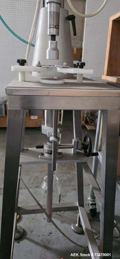 Used Capmatic Bottling Line for Nail Polish – Capper, Filler, Labeler, SS, Allen Bradley Controls