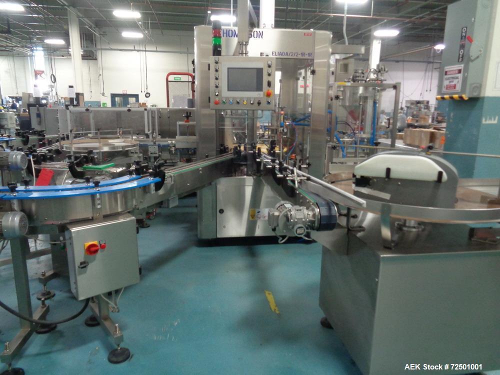 Used- Thomason Monoblock Liquid Filler Cosmetic Cream Filling Line