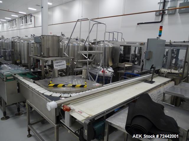 Used Complete Weckerle Lipstick Filling and Cartoning Line