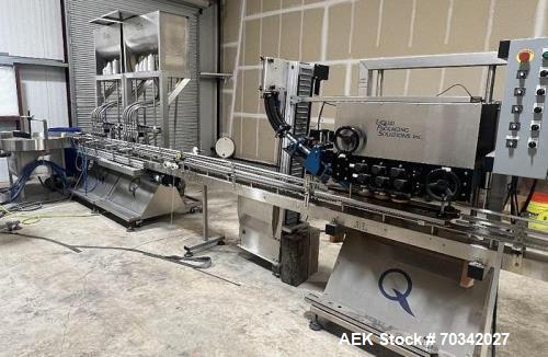 Used Liquid Packaging Solutions Automatic Inline Filler and Capper