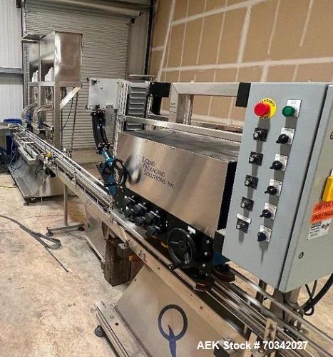 Used Liquid Packaging Solutions Automatic Inline Filler and Capper