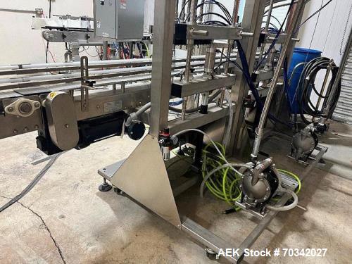Used Liquid Packaging Solutions Automatic Inline Filler and Capper