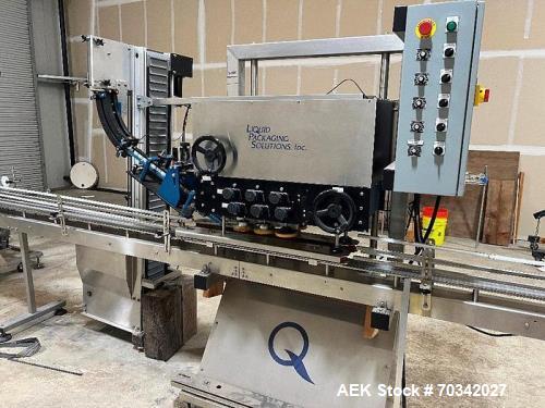 Used Liquid Packaging Solutions Automatic Inline Filler and Capper
