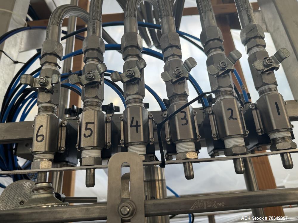 Used Liquid Packaging Solutions Automatic Inline Filler and Capper