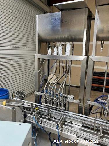 Used Liquid Packaging Solutions Automatic Inline Filler and Capper