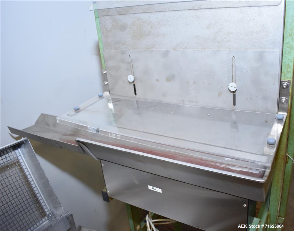 Used Watson Marlow Flexicon Liquid Filling Line For 30ml Glass Bottles