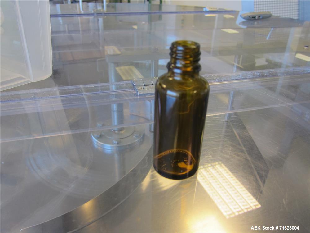 Used Watson Marlow Flexicon Liquid Filling Line For 30ml Glass Bottles