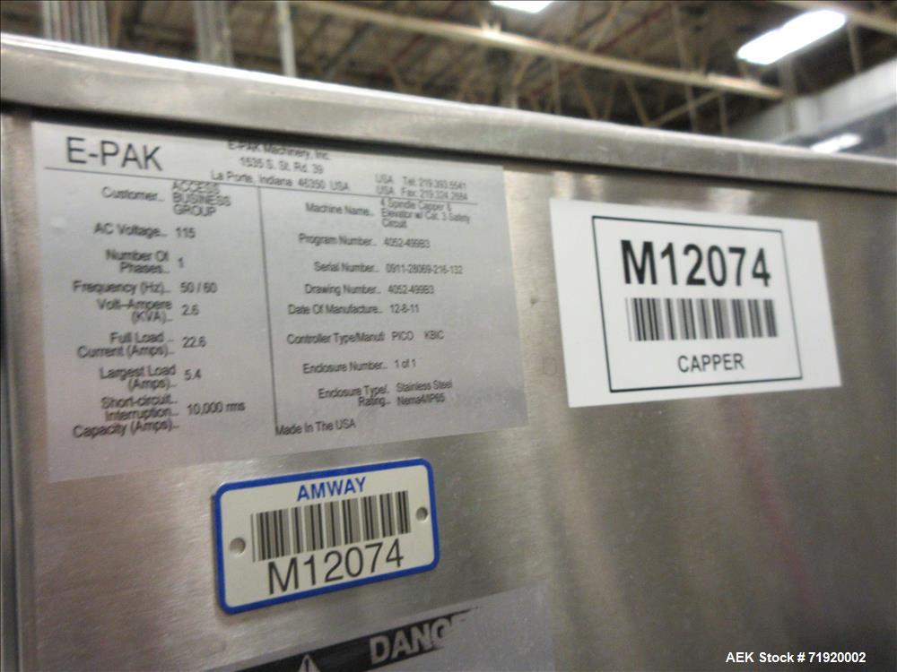 Used Serac (EPSI) Personal Care Lotion Net Weight Filling Line