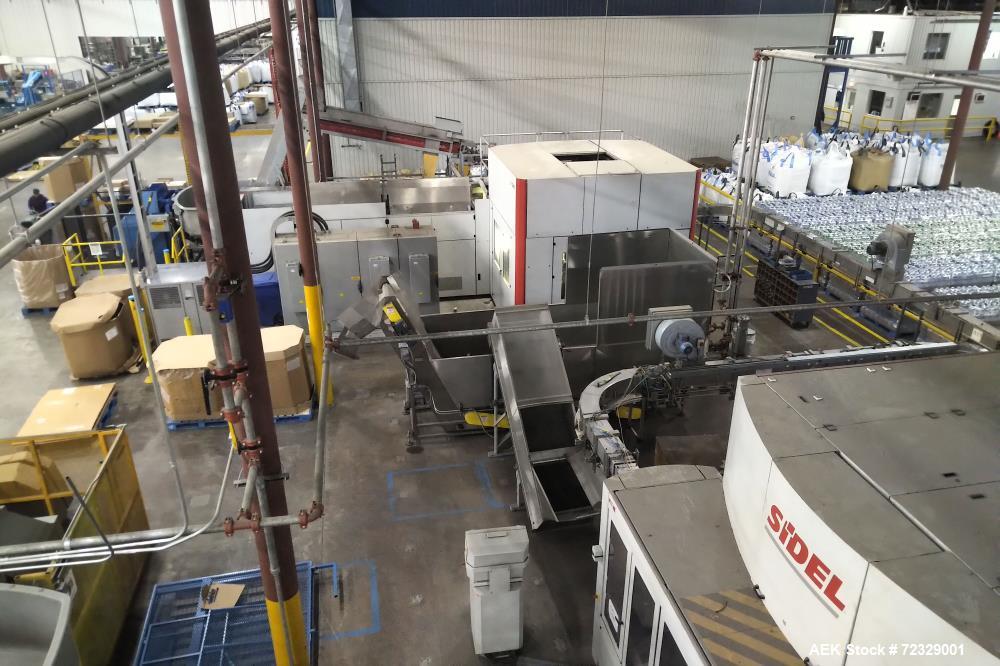 Used Complete High Speed Bottled Water Filling Line