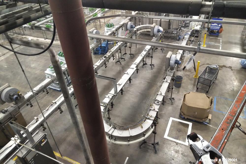 Used Complete High Speed Bottled Water Filling Line