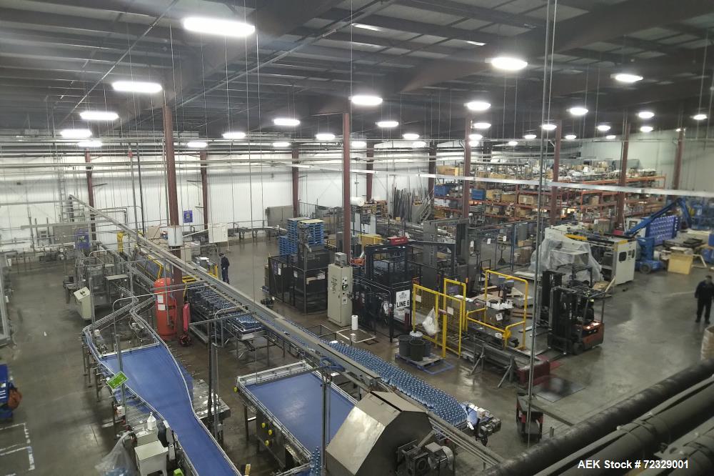 Used Complete High Speed Bottled Water Filling Line
