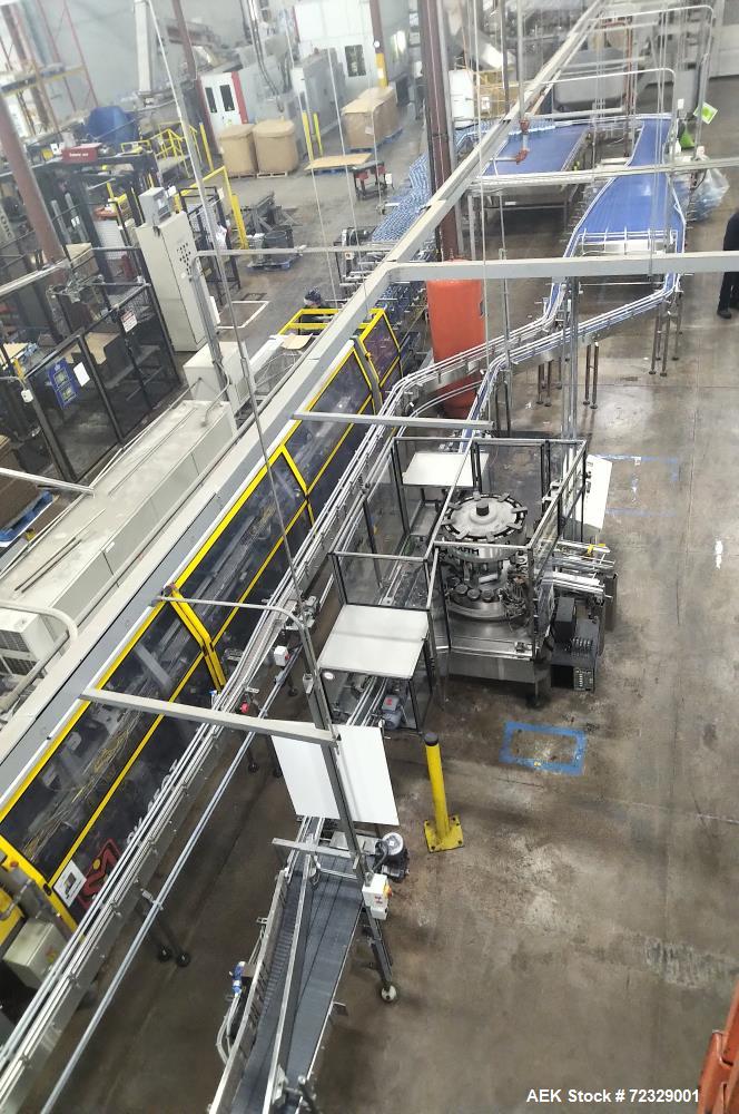 Used Complete High Speed Bottled Water Filling Line