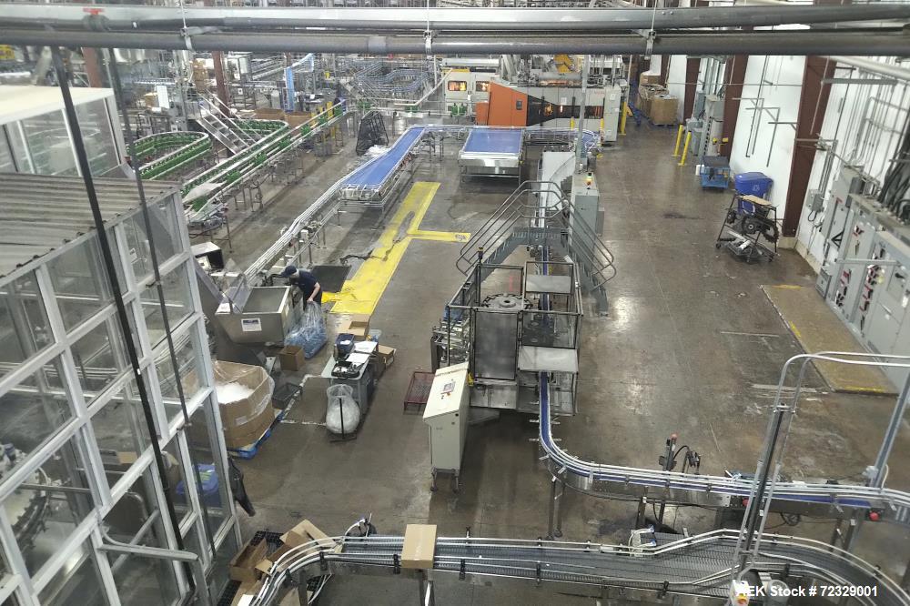 Used Complete High Speed Bottled Water Filling Line