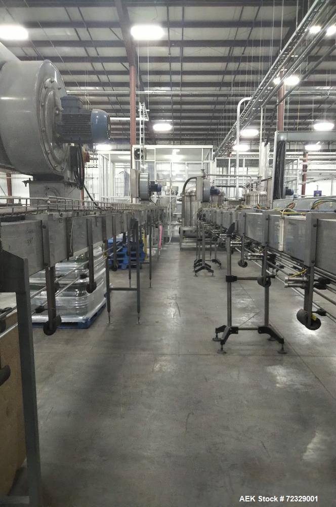 Used Complete High Speed Bottled Water Filling Line