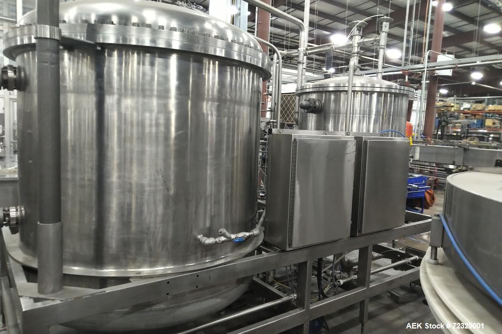 Used Complete High Speed Bottled Water Filling Line