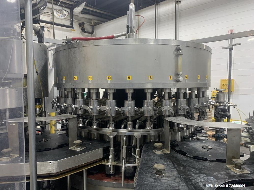Used Ausere HAM-34-NN2R Tribloc Edible Oil Filling Line