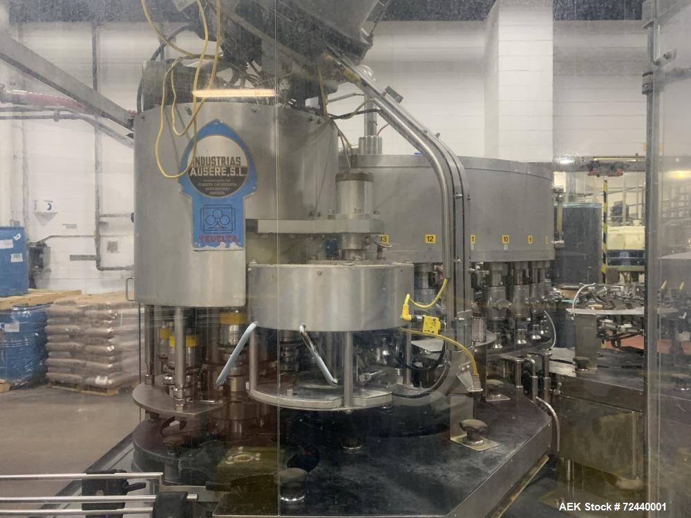 Used Ausere HAM-34-NN2R Tribloc Edible Oil Filling Line