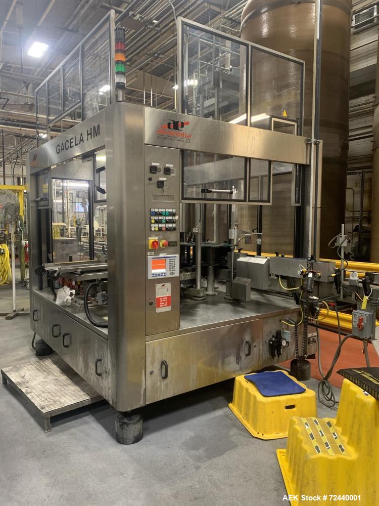 Used Ausere HAM-34-NN2R Tribloc Edible Oil Filling Line