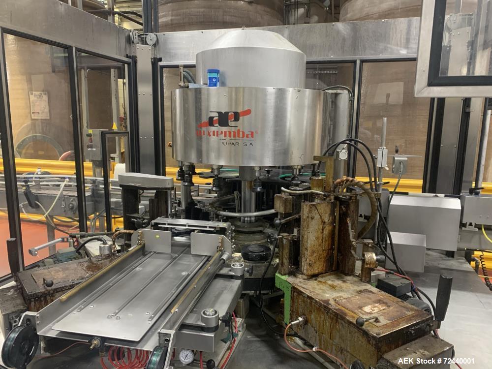 Used Ausere HAM-34-NN2R Tribloc Edible Oil Filling Line