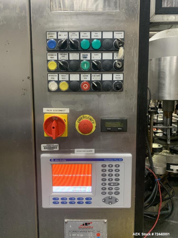 Used Ausere HAM-34-NN2R Tribloc Edible Oil Filling Line