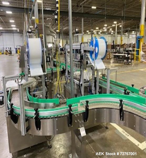 Automated Cannister Wet Wipe / Tub Filling Line