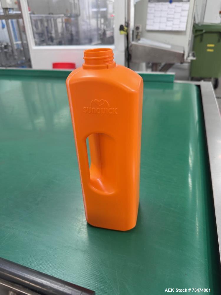 Used Primodan/MSA/Markem HDPE Bottle Filling Line – 1100 BPH, 2L Bottles, Complete with Filler, Capper, Labeler, Palletizer