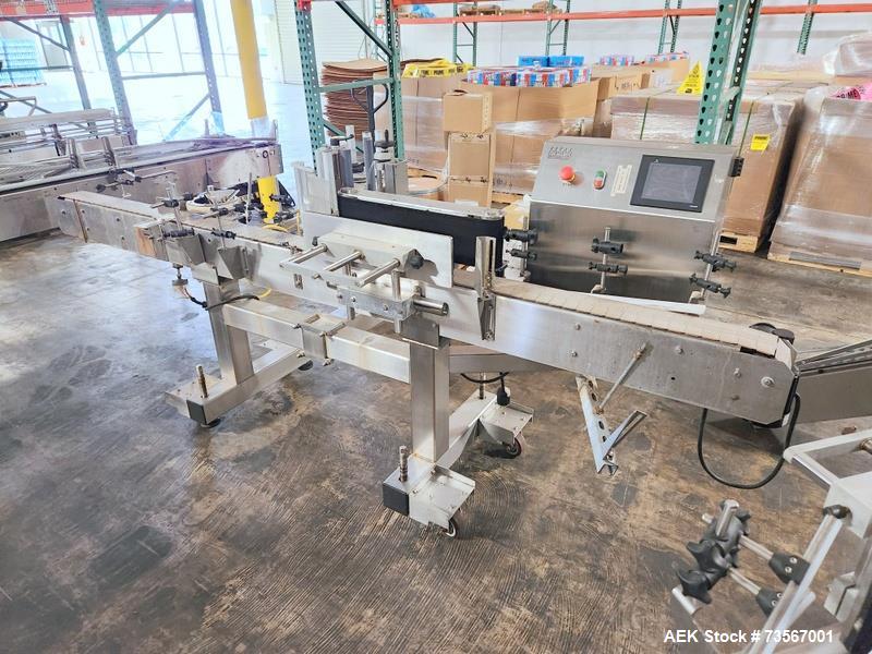 Used Acasi Tru-PI-12-V Inline Piston Filling Line – Complete Sauce Packaging System