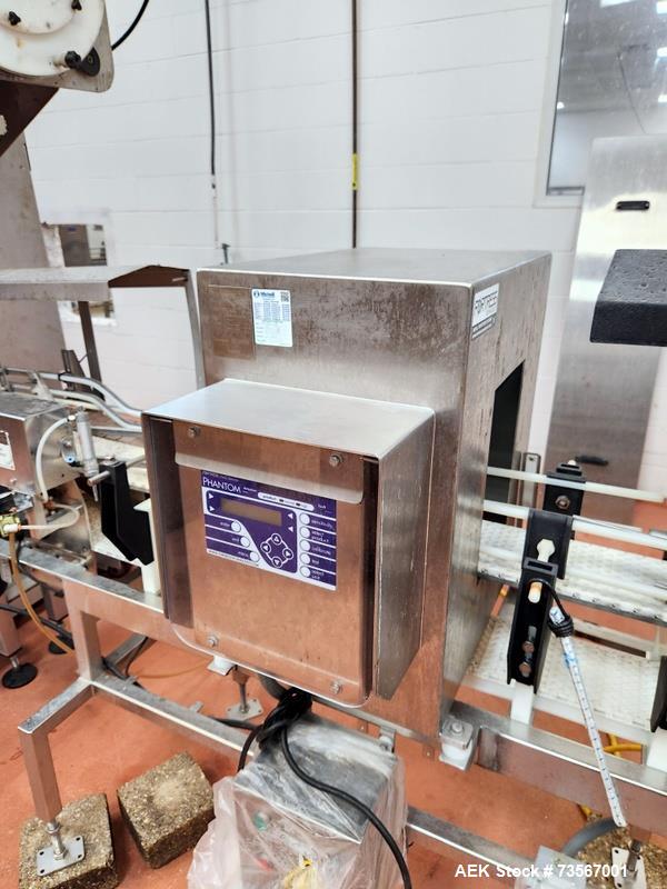 Used Acasi Tru-PI-12-V Inline Piston Filling Line – Complete Sauce Packaging System