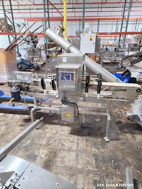 Used Acasi Tru-PI-12-V Inline Piston Filling Line – Complete Sauce Packaging System