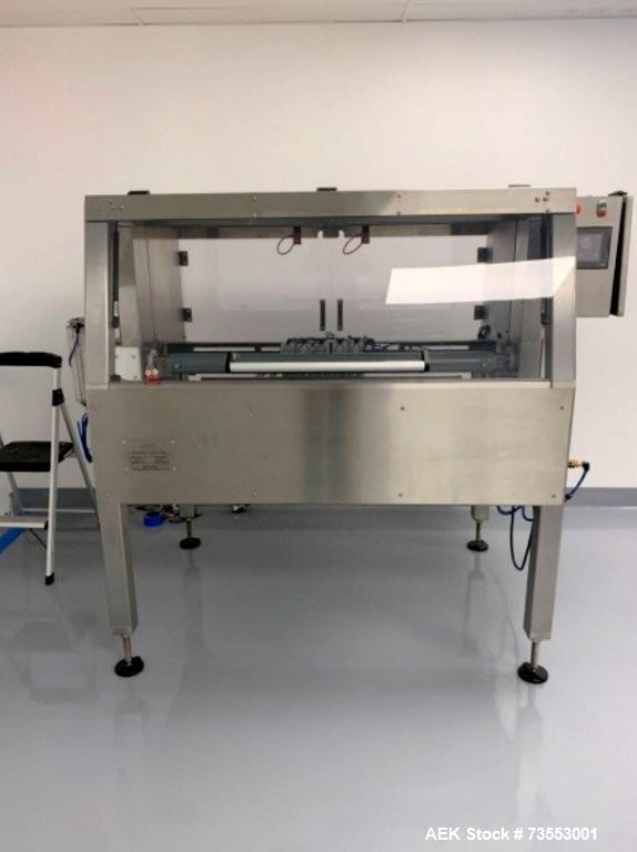 Used Acasi Automatic Filling Line – 8-Piston Filler, Capper, Labeler, Rinser, and Accumulation Table