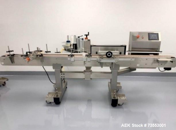 Used Acasi Automatic Filling Line – 8-Piston Filler, Capper, Labeler, Rinser, and Accumulation Table