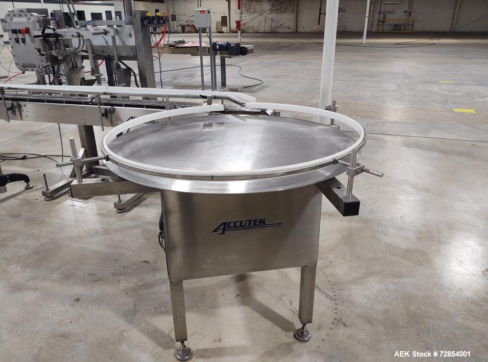 Used Complete Accutek Bottle Filling Line