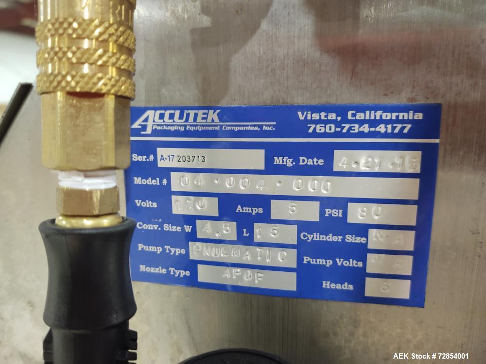Used Complete Accutek Bottle Filling Line