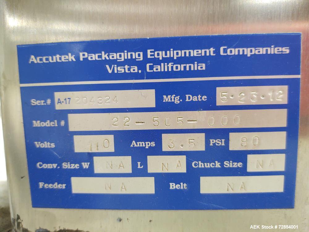 Used Complete Accutek Bottle Filling Line