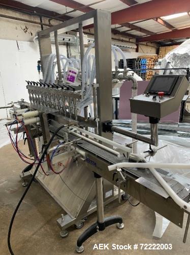 Used Accutek Model APOF-12 Liquid Filling Line