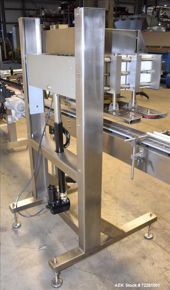 Used Accutek 6 Automatic Vacuum Liquid Filling Line for Glass Containers.