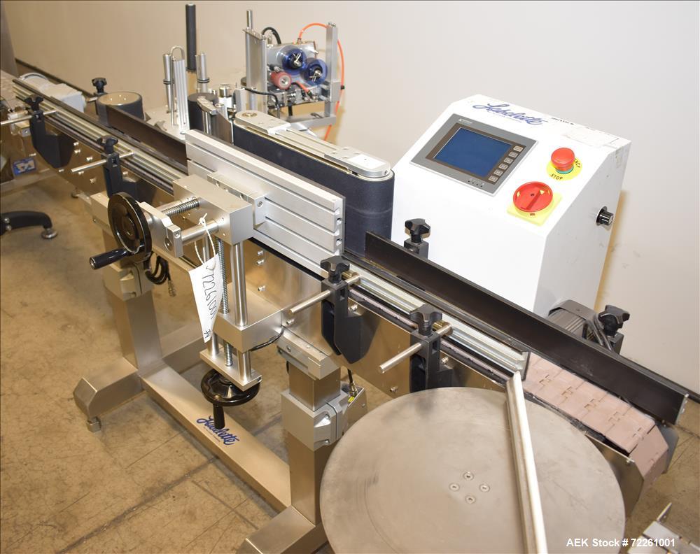 Used Accutek 6 Automatic Vacuum Liquid Filling Line for Glass Containers.