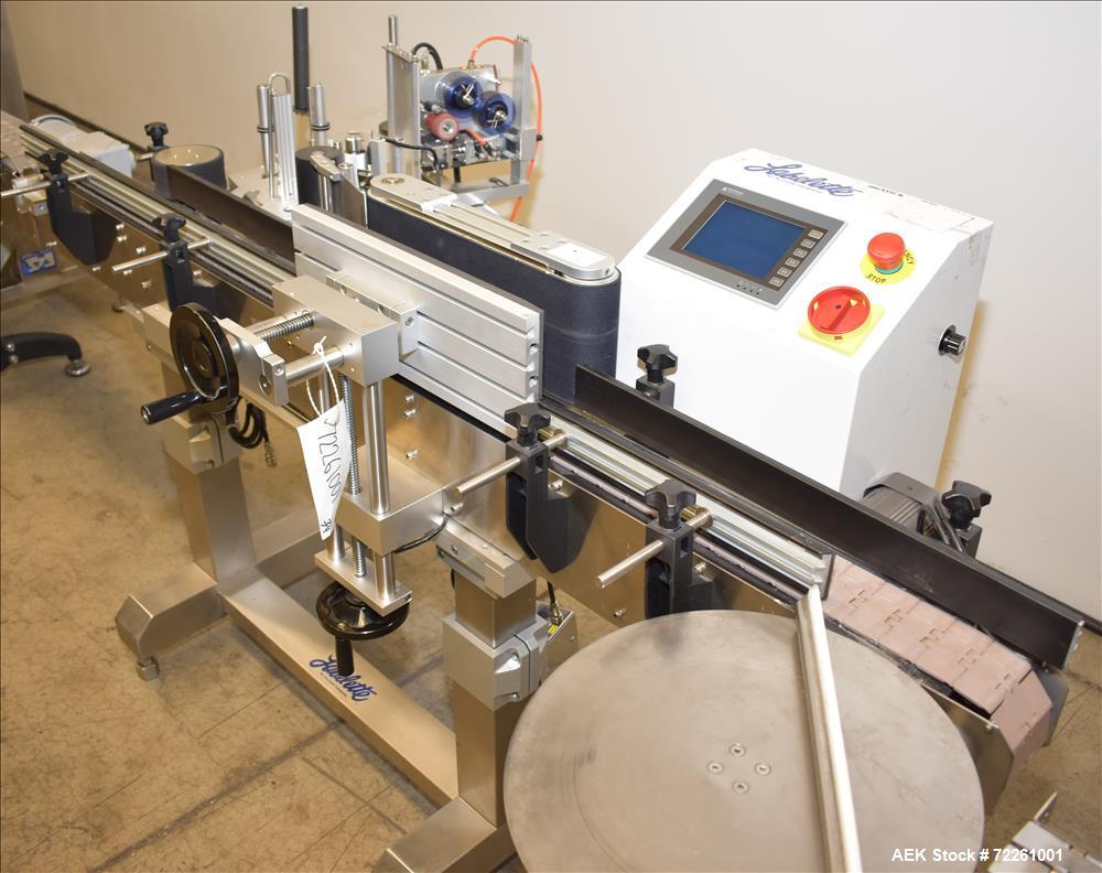 Used- Accutek 6 Automatic Vacuum Liquid Filling Line for Glass Containers.