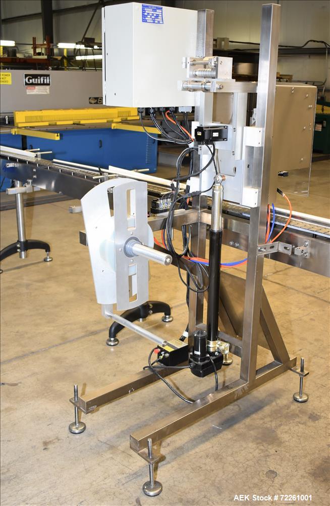 Used Accutek 6 Automatic Vacuum Liquid Filling Line for Glass Containers.