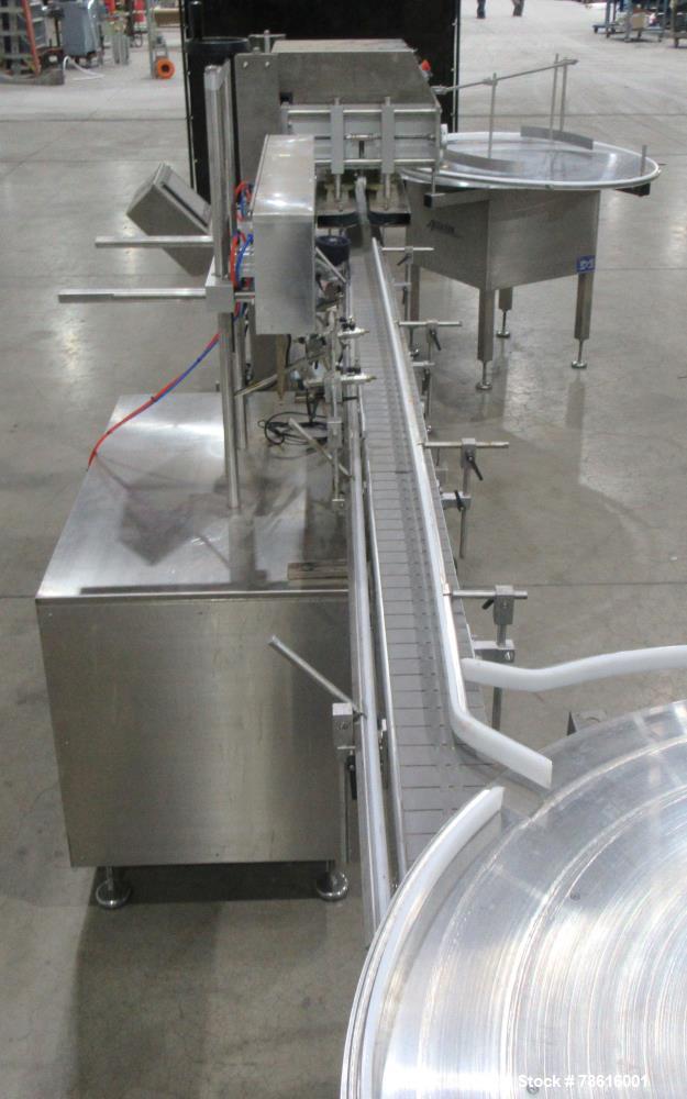 Complete Accutek Filling Line with Rotary Tables & Conveyor System