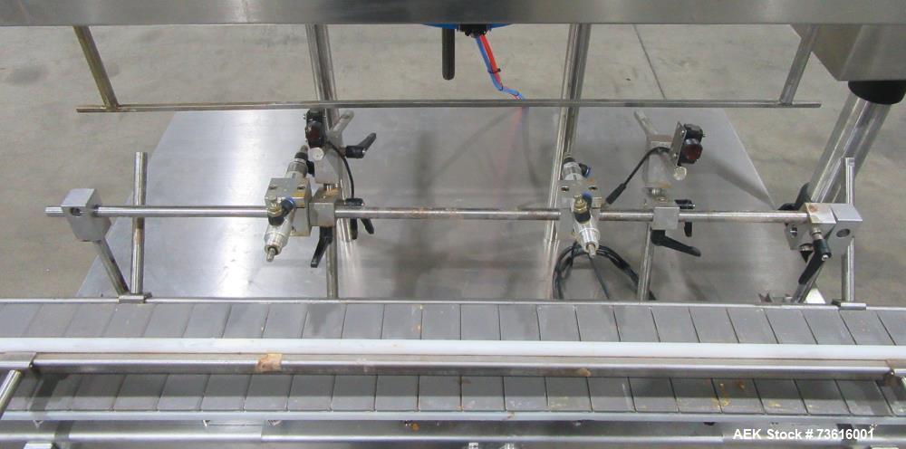 Complete Accutek Filling Line with Rotary Tables & Conveyor System
