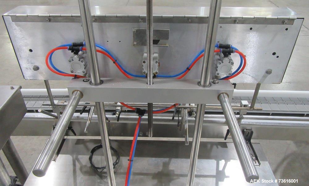 Complete Accutek Filling Line with Rotary Tables & Conveyor System