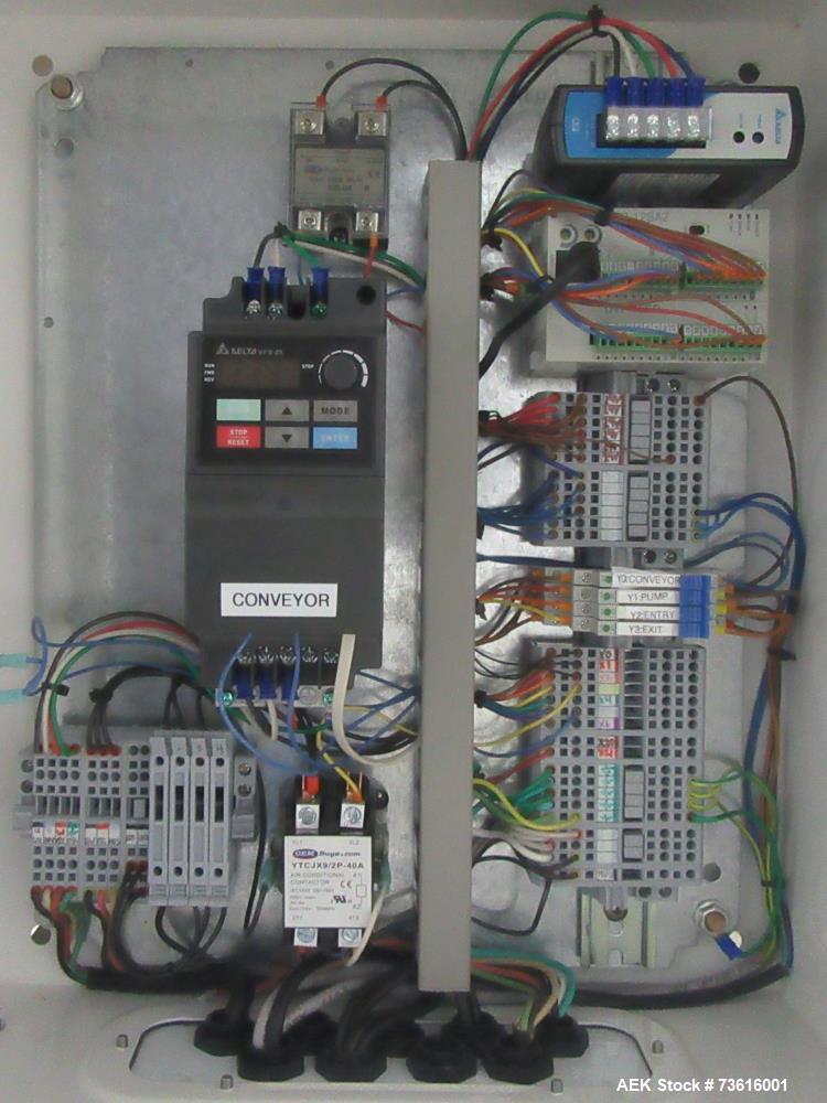 Complete Accutek Filling Line with Rotary Tables & Conveyor System