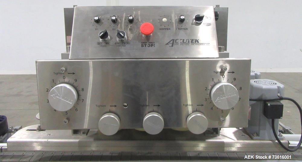 Complete Accutek Filling Line with Rotary Tables & Conveyor System